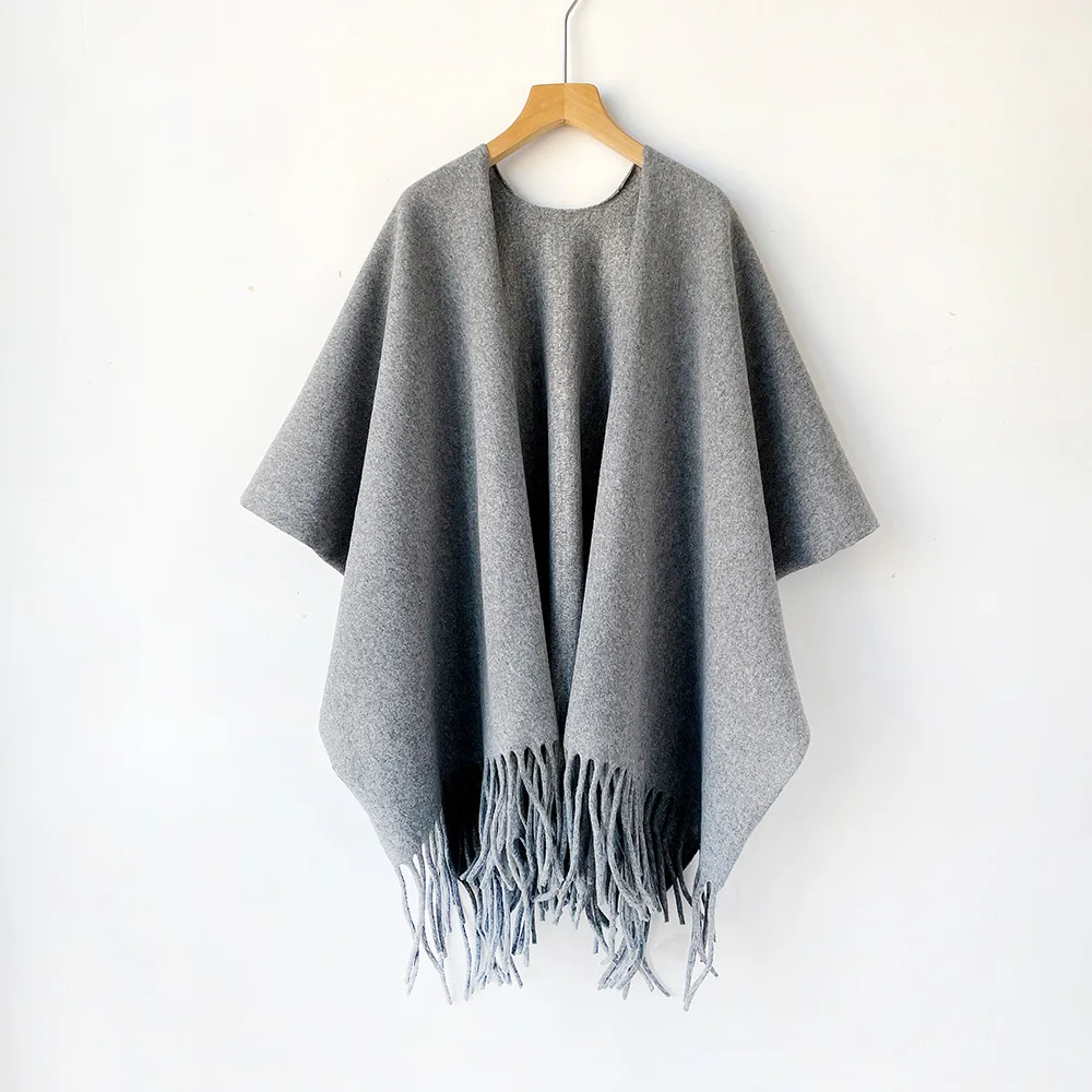 겨울용 숄, 여성용 두툼하고 따뜻한 술 장식 폰초, 가 - Woven Scarf Blanket 리뷰 및 가격